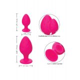 CalExotics Cheeky Buttplug - Набор анальных пробок, 9х5 см, 5х3,25 см.