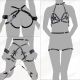 БДСМ-набір LOCKINK YEAHWOW Forced Nadu pose correction set