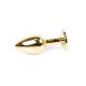 Анальна пробка - Jewellery Gold Plug Red