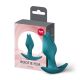 Анальна пробка Fun Factory BOOTIE FEM Bottle Green, у вигляді бутона, діаметр 2,9 см, тонкий обмежувач Анальна пробка Fun Factory BOOTIE FEM Bottle Green, у вигляді бутона, діаметр 2,9 см, тонкий обмежувач