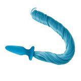 Ns Novelties Unicorn Tails Pastel Анальная пробка с хвостиком (сиреневый), 8,4х3,2 см