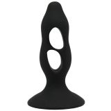 Стимулятор простаты - Silicone Butt Plug, Tension Exerciser Black