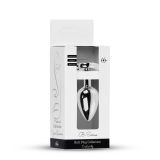 Анальна пробка - Jewellery Silver Heart Plug Clear