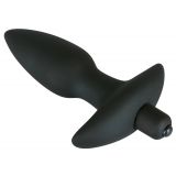 Анальна пробка - Black Velvet Vibrating Plug Medium (пошкоджена упаковка)
