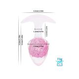 Анальна пробка Liebe Seele Icecream-shaped Crystal Anal Plug - Pink Medium