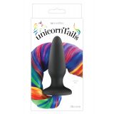 Ns Novelties Unicorn Tails Pastel Анальная пробка с хвостиком (сиреневый), 8,4х3,2 см