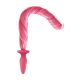 Ns Novelties Unicorn Tails Pastel Анальная пробка с хвостиком (сиреневый), 8,4х3,2 см