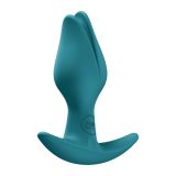 Анальна пробка Fun Factory BOOTIE FEM Bottle Green, у вигляді бутона, діаметр 2,9 см, тонкий обмежувач Анальна пробка Fun Factory BOOTIE FEM Bottle Green, у вигляді бутона, діаметр 2,9 см, тонкий обмежувач