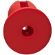 Doc Johnson Kink Lube Luge Premium Silicone Plug 5" - силиконовая анальная пробка, 11,43х4,8 см (красный)