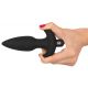 Анальна пробка - Black Velvet Vibrating Plug Medium (пошкоджена упаковка)