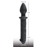 Двухстронний стимулятор - Black Velvets Dildo & Plug