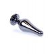 Анальна пробка - Jewellery Dark Silver BUTT PLUG- Black