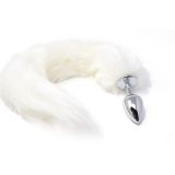 Анальная пробка - Fox Tail White XL
