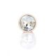 Анальна пробка - Jewellery Pearl Gold Plug Clear S