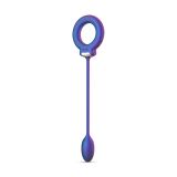 Ерекційне віброкільце з віброяйцем Hueman - Eclipse Anal Vibrator