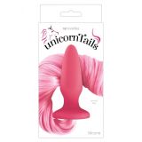 Ns Novelties Unicorn Tails Pastel Анальная пробка с хвостиком (сиреневый), 8,4х3,2 см