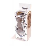 Анальна пробка - Jewellery Silver Long Plug Black