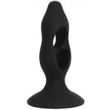 Стимулятор простаты - Silicone Butt Plug, Tension Exerciser Black