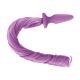 Ns Novelties Unicorn Tails Pastel Анальная пробка с хвостиком (сиреневый), 8,4х3,2 см