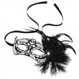 Маска - STEAMY SHADES Mardi Gras Mask with Feathers