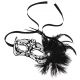 Маска - STEAMY SHADES Mardi Gras Mask with Feathers