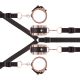 Фіксатор рук і ніг для ліжка Rosy Gold - Under-Mattress Restraint Set