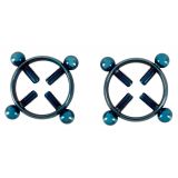 Затискачі для сосків - Bad Kitty Nipple Jewellery Blue
