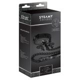 Нашийник - STEAMY SHADES Collar with Leash and Nipple Clamps