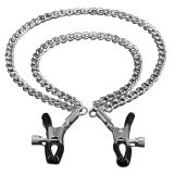Зажимы для сосков - STEAMY SHADES Adjustable Double Chain Nipple Clamps
