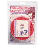 Веревка для связывания 5м, Japanese Silk Love Rope (красный)