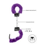 Наручники - Ouch! Beginner's Handcuffs Furry Purple