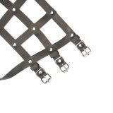 Шкіряна портупея для гомілкостопу зі шпорами Liebe Seele Leather High Heel Ankle Harness Silver