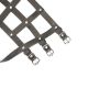 Шкіряна портупея для гомілкостопу зі шпорами Liebe Seele Leather High Heel Ankle Harness Silver