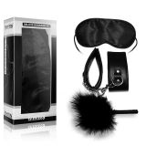 Набір БДСМ - Deluxe Bondage Kit (маска, наручники, пір'їнка)