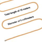 Мотузка - Rebellion Reign Natural Bondage Rope, 10 м