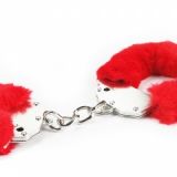 Наручники - Fetish Pleasure Fluffy Hand Cuffs Red