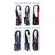 Флогер VIP Leather Flogger Black/Red
