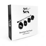 Колодка-розпірка для рук та ніг Art of Sex -Bondage Soft Touch BDSM Spreader, колір чорний