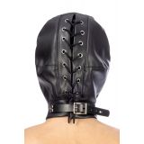 Капюшон для БДСМ з відкритими очима і ротом Fetish Tentation Open mouth and eyes BDSM hood