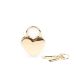 Замочек Liebe Seele Heart Shape Padlock Gold (2 шт)