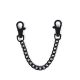 Наручники Liebe Seele Flower Rhythm - Black and Red Leather Flowers Hand Cuffs