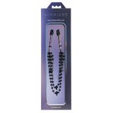 Прикраса ланцюжок із затисками для сосків Sportsheets Midnight Black Jeweled Nipple Clips