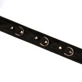 Ошейник с поводком Liebe Seele Boudoir Amor Collar with Leash Black
