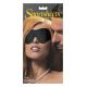Маска на глаза Sportsheets Soft Blindfold Black на широкой резинке, нежная