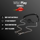 Набір БДСМ - Erospace Wild Play Mouth Gag With Nipple Clamps C15