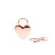 Замочек Liebe Seele Heart Shape Padlock Rose Gold (2 шт)
