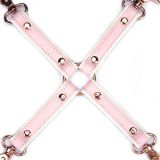 Крестовина Liebe Seele White & Pink Leather Hogtie