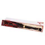 Флоггер LOCKINK SEVANDA Red & Black Braided Tail Flogger