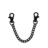 Поножі Liebe Seele Flower Rhythm - Black and Red Leather Flowers Hand Cuffs
