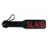 Шлепалка з рельєфним написом SLAVE, червона